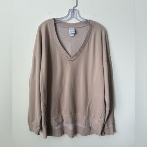 Champion Vintage Wash Oversized V-neck Pullover